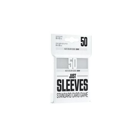 Just Sleeves - Standard Card Game White (50 Sleeves)-GGX10007ML