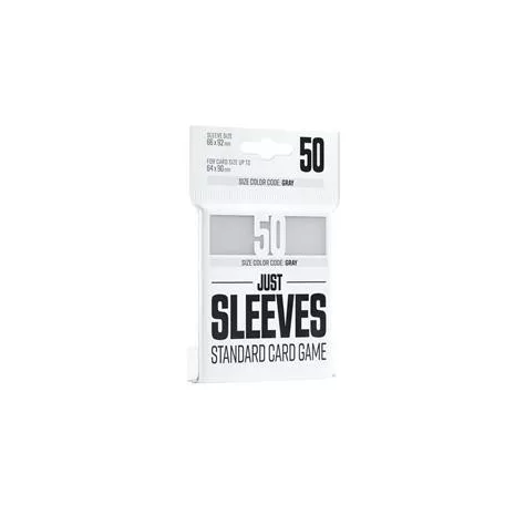 Just Sleeves - Standard Card Game White (50 Sleeves)-GGX10007ML