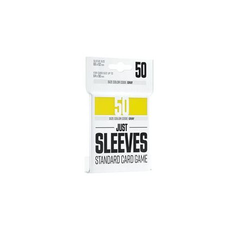 Just Sleeves - Standard Card Game Yellow (50 Sleeves)-GGX10009ML
