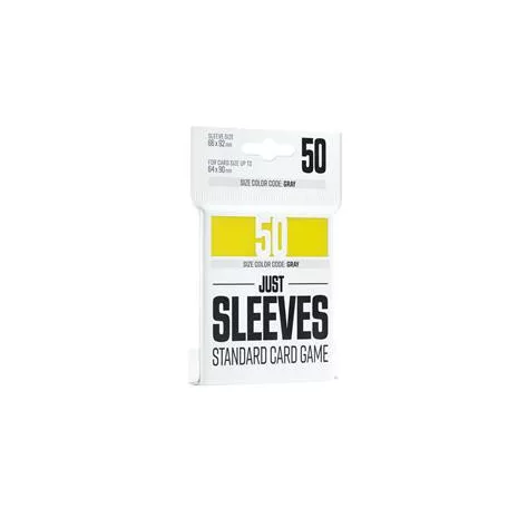 Just Sleeves - Standard Card Game Yellow (50 Sleeves)-GGX10009ML