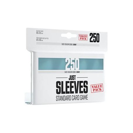 Just Sleeves - Value Pack Clear (250 Sleeves)-GGX10010ML