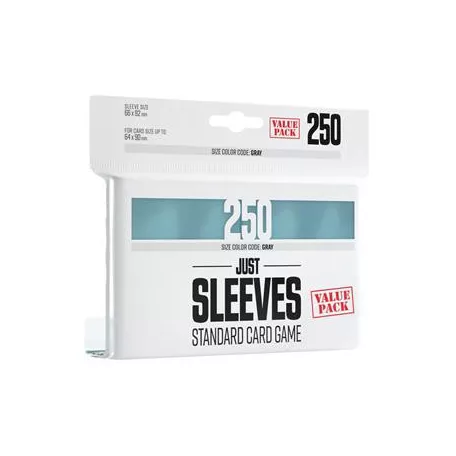 Just Sleeves - Value Pack Clear (250 Sleeves)-GGX10010ML