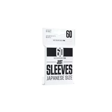 Just Sleeves - Japanese Size Black (60 Sleeves)-GGX10012ML