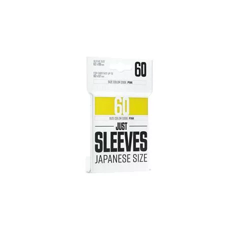 Just Sleeves - Japanese Size Yellow (60 Sleeves)-GGX10017ML