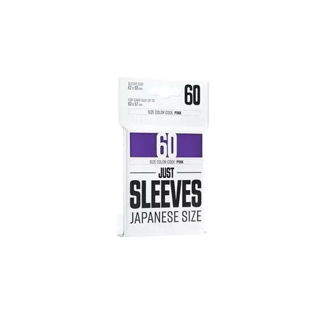 Just Sleeves - Japanese Size Purple (60 Sleeves)-GGX10018ML