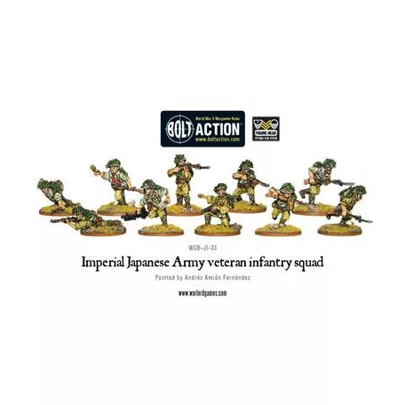 Bolt Action - Imperial Japanese Army veteran infantry squad - EN-402216003