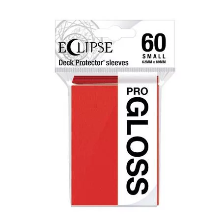 UP - Small Sleeves - Gloss Eclipse - Apple Red (60 Sleeves)-15628
