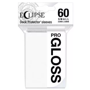 UP - Small Sleeves - Gloss Eclipse - Arctic White (60 Sleeves)-15624