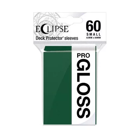 UP - Small Sleeves - Gloss Eclipse - Forest Green (60 Sleeves)-15629