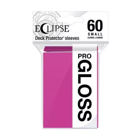 UP - Small Sleeves - Gloss Eclipse - Hot Pink (60 Sleeves)-15633