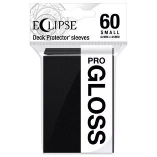 UP - Small Sleeves - Gloss Eclipse - Jet Black (60 Sleeves)-15625