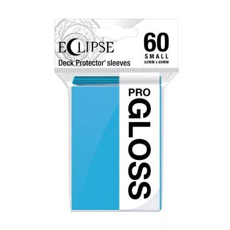 UP - Small Sleeves - Gloss Eclipse - Sky Blue (60 Sleeves)-15627