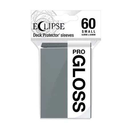 UP - Small Sleeves - Gloss Eclipse - Smoke Grey (60 Sleeves)-15635