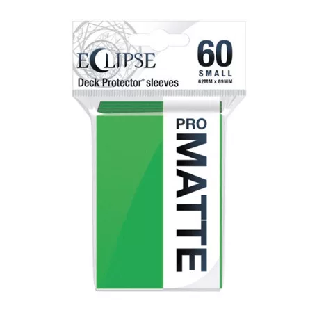 UP - Eclipse Matte Small Sleeves: Lime Green (60 Sleeves)-15642