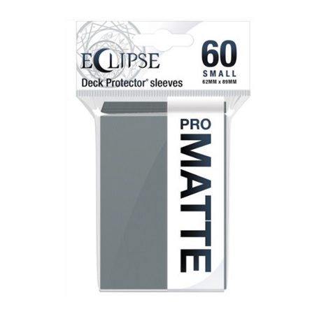 UP - Eclipse Matte Small Sleeves: Smoke Grey (60 Sleeves)-15647