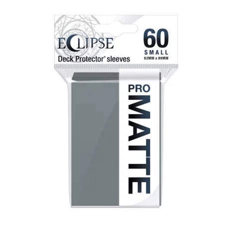 UP - Eclipse Matte Small Sleeves: Smoke Grey (60 Sleeves)-15647