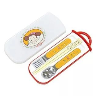 Set Chopsticks Spoon Fork Mei - My Neighbor Totoro-SKATER-39897