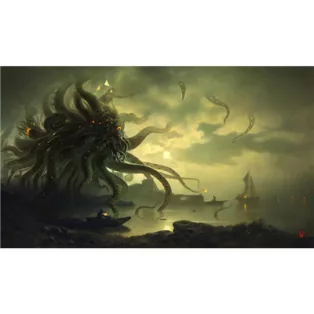 Kraken Wargames - TCG Mat 61x35cm - Dark Shoggoth-AF-TCG-53