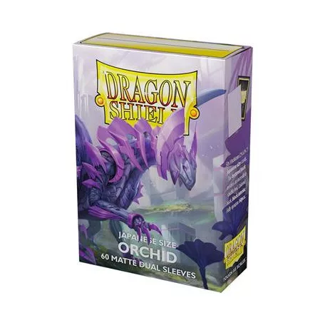 Dragon Shield Japanese size Dual Matte Sleeves - Orchid 'Emme' (60 Sleeves)-AT-15141