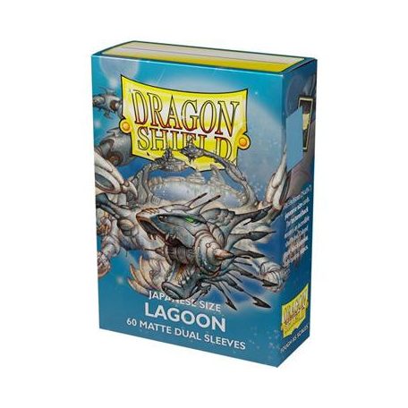 Dragon Shield Japanese size Dual Matte Sleeves - Lagoon 'Saras' (60 Sleeves)-AT-15148