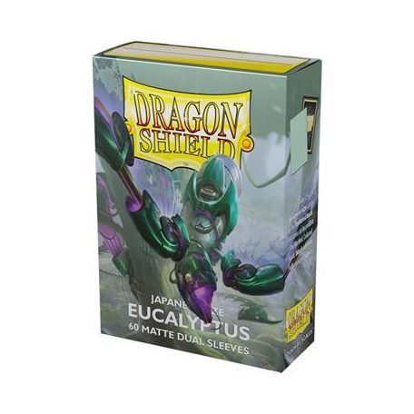 Dragon Shield Japanese size Dual Matte Sleeves - Eucalyptus 'Lehel' (60 Sleeves)-AT-15149