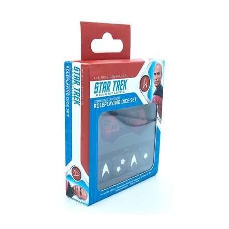 Star Trek Adventures Command Division Dice Set-MUH052295