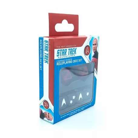 Star Trek Adventures Command Division Dice Set-MUH052295