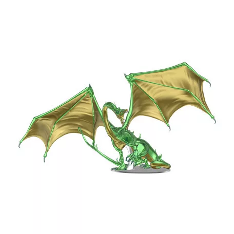 D&D Icons of the Realms: Adult Emerald Dragon Premium Figure-WZK96064