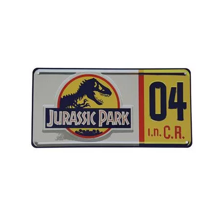 Jurassic Park Replica Numberplate-UV-JP131