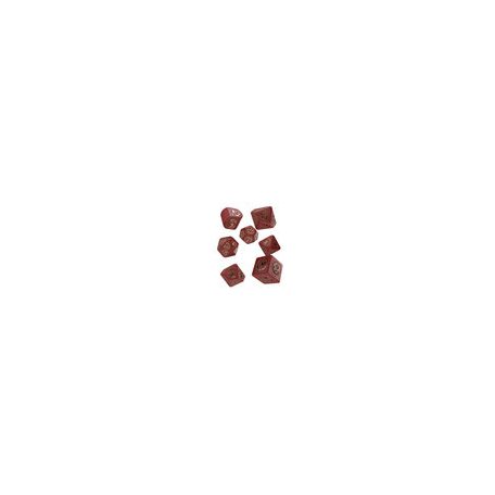 Dragons Modern Dice Set: Ruby-RDRA08