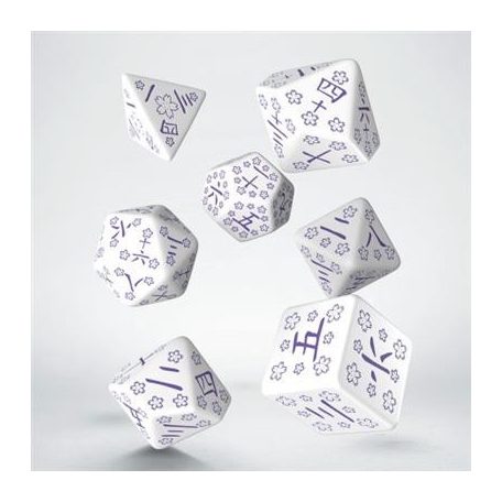 Japanese Dice Set: Blue Star Lotus-SKAN02