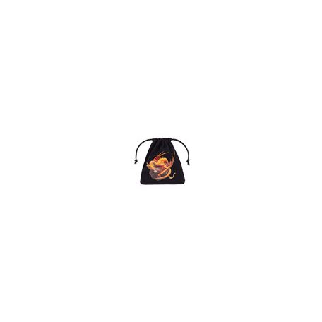 Dragon Black & adorable Dice Bag-BDRA102
