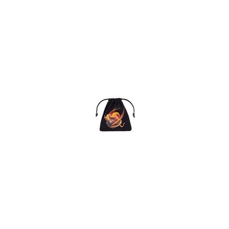 Dragon Black & adorable Dice Bag-BDRA102
