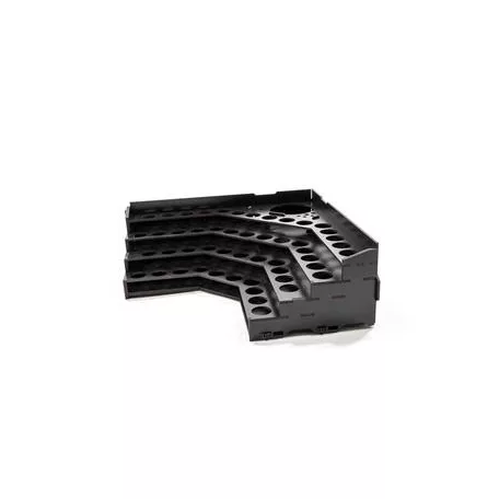 Kraken Wargames - Black Rack - Corner Paint Racks Top (Dropper)-KWG0523-12