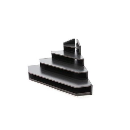 Kraken Wargames Black Paint Rack: Endstück Farbregal (Tribüne)-KWG0523-18