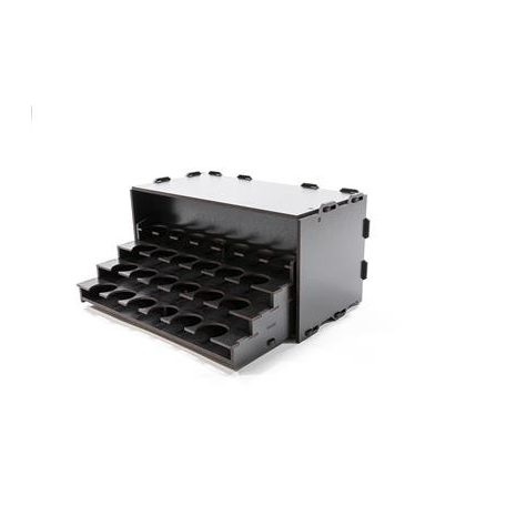 Kraken Wargames Black Paint Rack: Farbregal ausziehbar (Pigment)-KWG0523-5