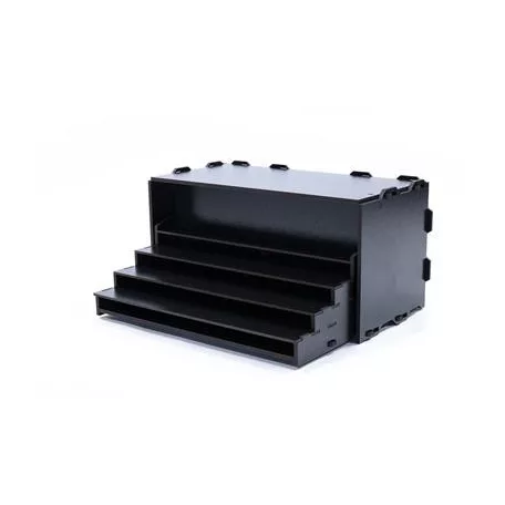 Kraken Wargames Black Paint Rack: Farbregal ausziehbar (Tribüne)-KWG0523-6