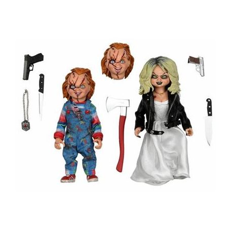 Bride of Chucky - 8" Scale Clothed Figure - Chucky & Tiffany 2-Pack-NECA42121