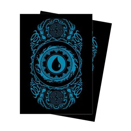 UP - Standard Sleeves for Magic: The Gathering Mana 7 Island (100 Sleeves)-19244
