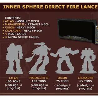 BattleTech Inner Sphere Direct Fire Lance - EN-CAT-35725