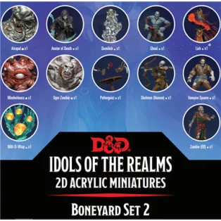D&D Idols of the Realms: Boneyard - 2D Set 2-94511