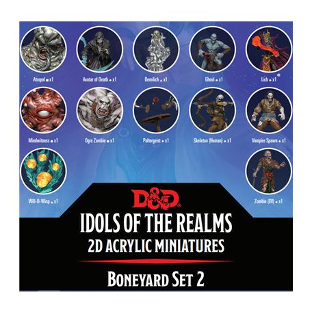 D&D Idols of the Realms: Boneyard: 2D Set 2 - EN-WZK94511
