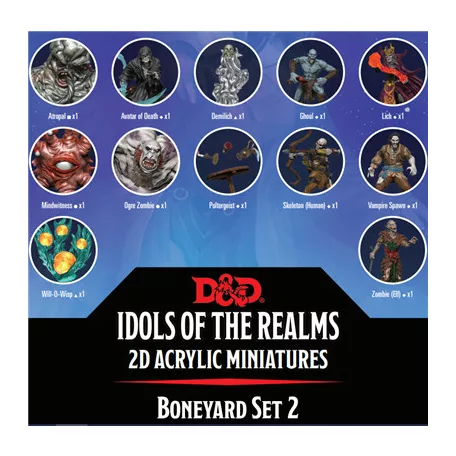 D&D Idols of the Realms: Boneyard - 2D Set 2-94511