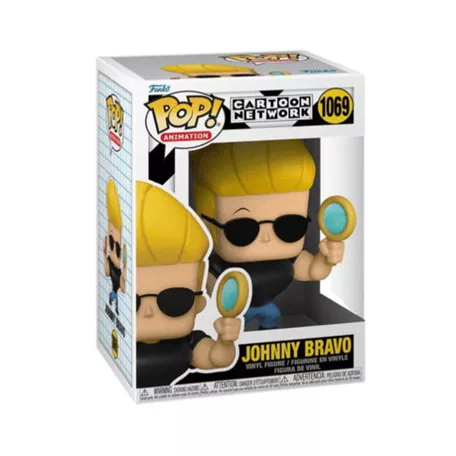 Funko POP! Animation: Johnny Bravo- Johnny w/Mirror & Comb-FK57789