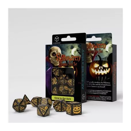 Halloween Pumpkin - Jack O’Lantern Dice Set-SHAP02