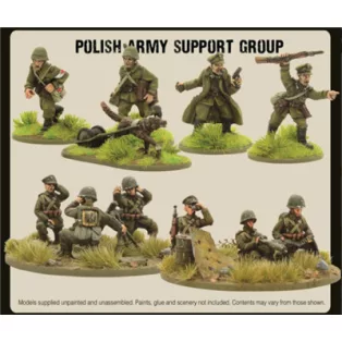 Bolt Action - Polish Army Support Group (HQ, Mortar & MMG) - EN-402217603