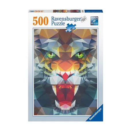 Ravensburger Puzzle - Löwe aus Polygonen - 500pc-16984