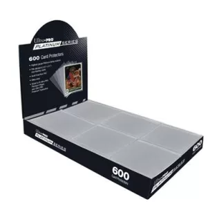 UP - 2-1/2" X 3-1/2" Platinum Series Card Protectors - 600ct-15853
