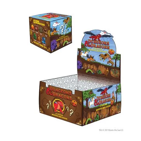 Dungeons & Dragons: 3 in. Vinyl Mini - Monster Series 1: D&D 1e Display by Kidrobot-KR68320