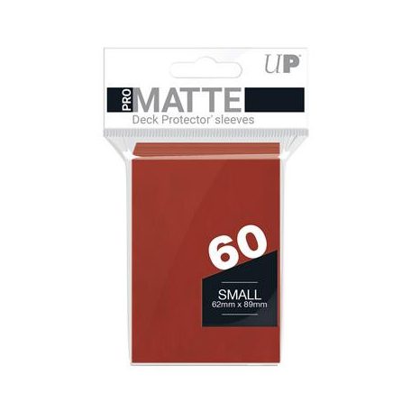 UP - Small Sleeves - Pro-Matte - Red (60 Sleeves)-84263